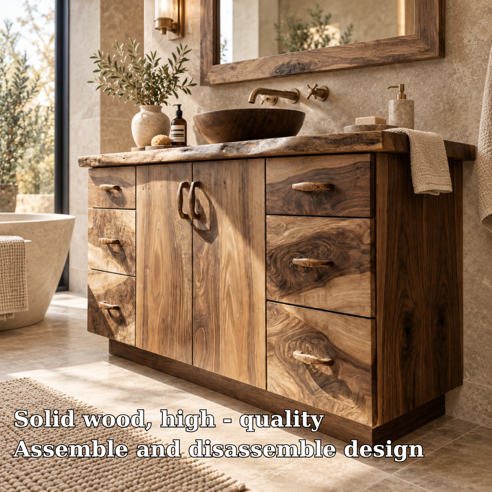 Varelle Solid Wood Bathroom Vanity