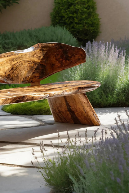 Farmhouse Ergonomic Wood Bench For Backyard Retreat Kitchnce