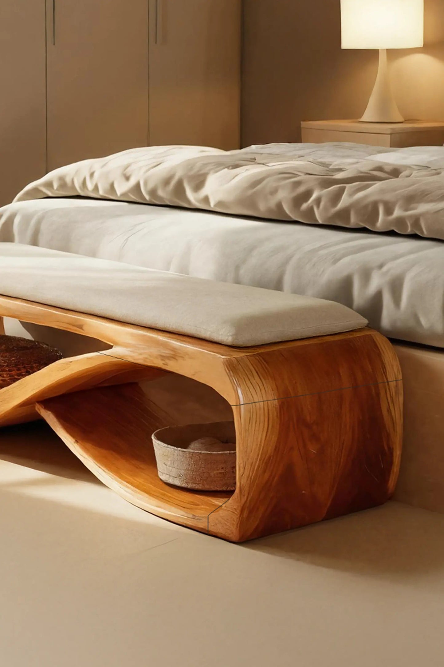 Contemporary Wooden Bench For Bedroom Furniture Decor Kitchnce
