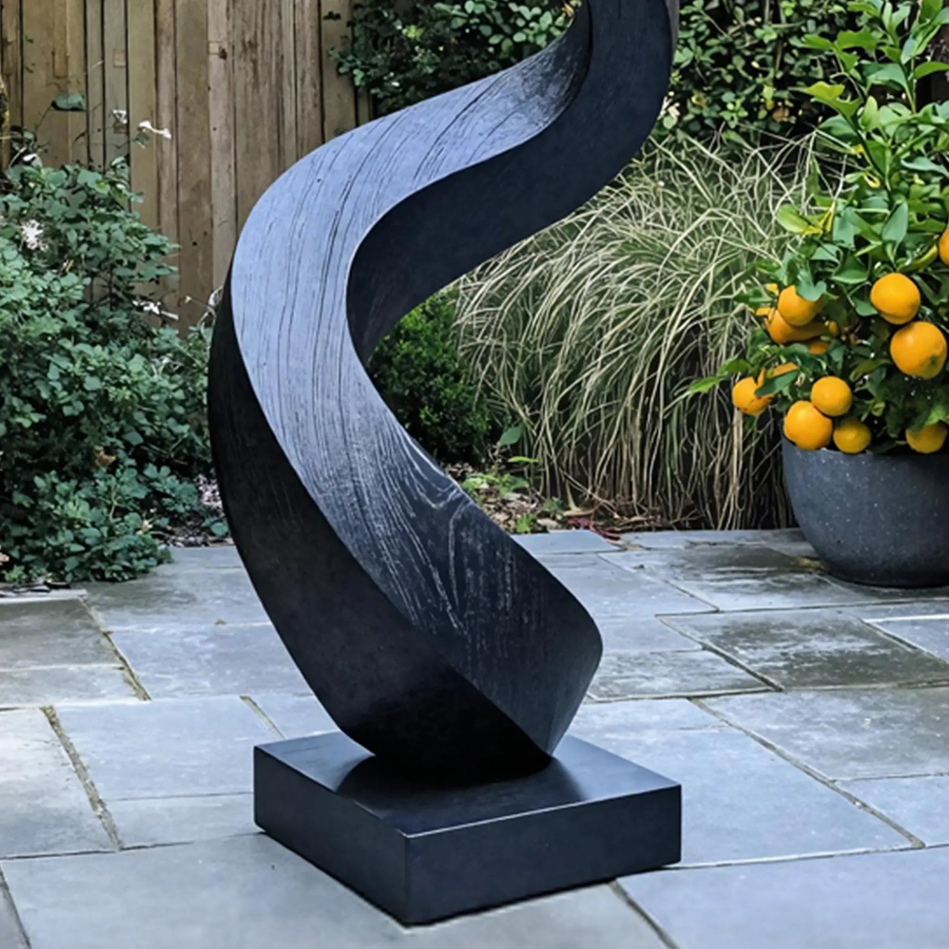 Mid Century Abstract Sculpture For Garden Wall Feature Kitchnce