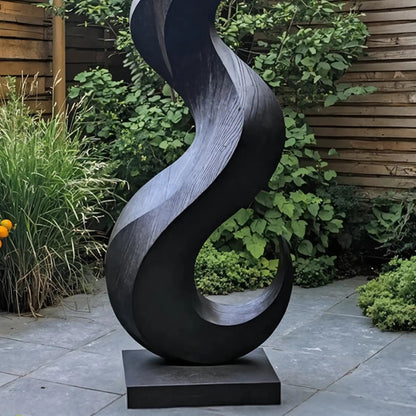 Mid Century Large Wooden Sculpture For Furniture Backdrop Kitchnce