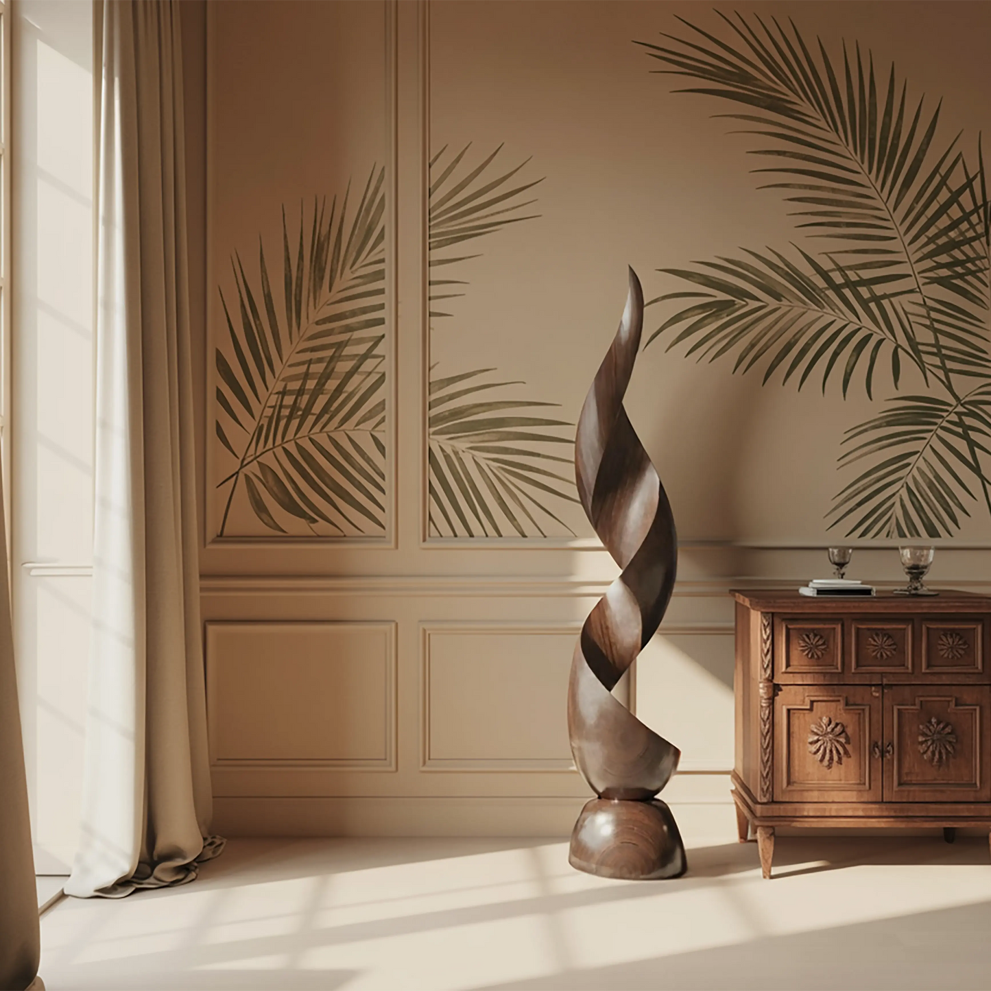 Handcrafted Organic Contemporary Landscape Sculpture For Office Decor Kitchnce
