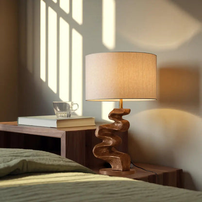 Modern Sculptural Table Lamp For Living Room And Bedroom Kitchnce