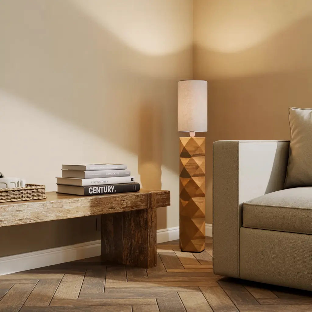 Contemporary Sculptural Lamp Pair For Bedroom And Office Kitchnce