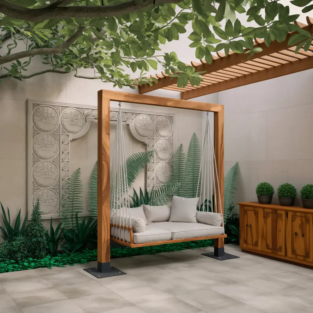 Modern Outdoor Daybed Swing For Poolside Or Garden Kitchnce