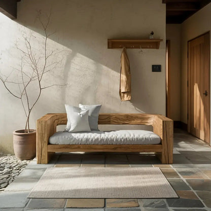 Rustic Outdoor Sofa Set And Coffee Table For Garden Kitchnce