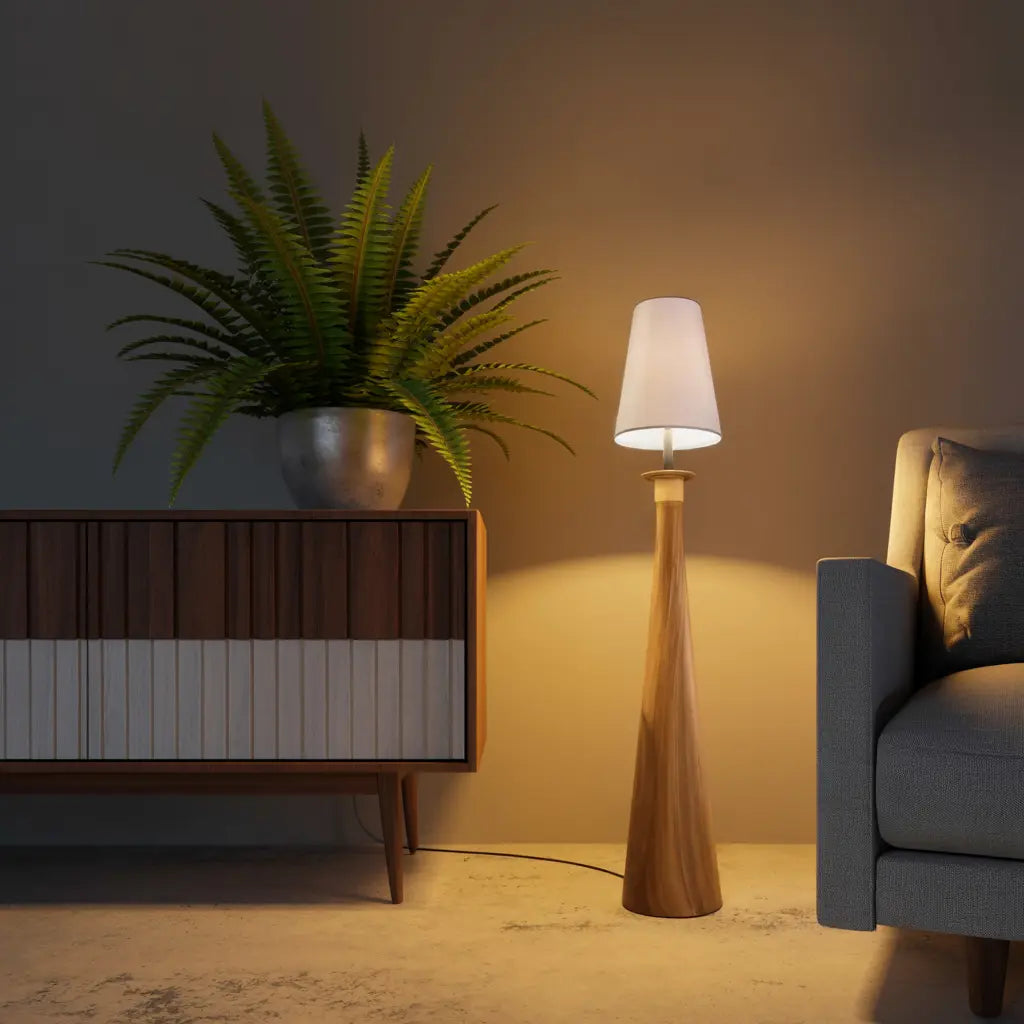 Modern Wood Table Lamps For Bedroom And Living Room Kitchnce