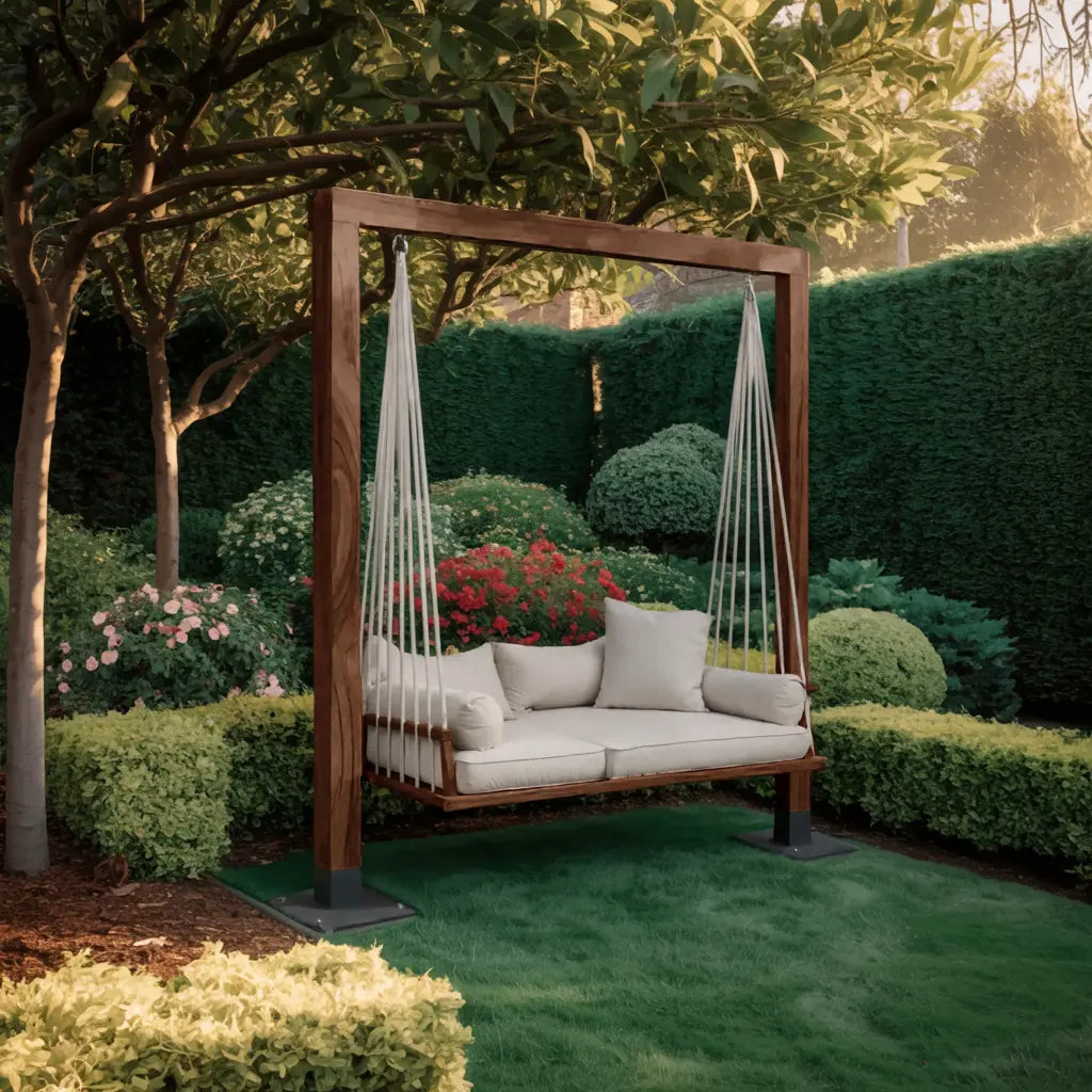 Modern Outdoor Daybed Swing For Poolside Or Garden Kitchnce