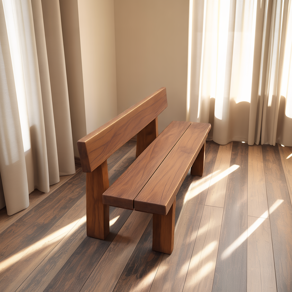 Minimalist Outdoor Garden Bench For Patio Balcony Courtyard Kitchnce