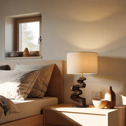 Modern Sculptural Table Lamp For Living Room And Bedroom Kitchnce