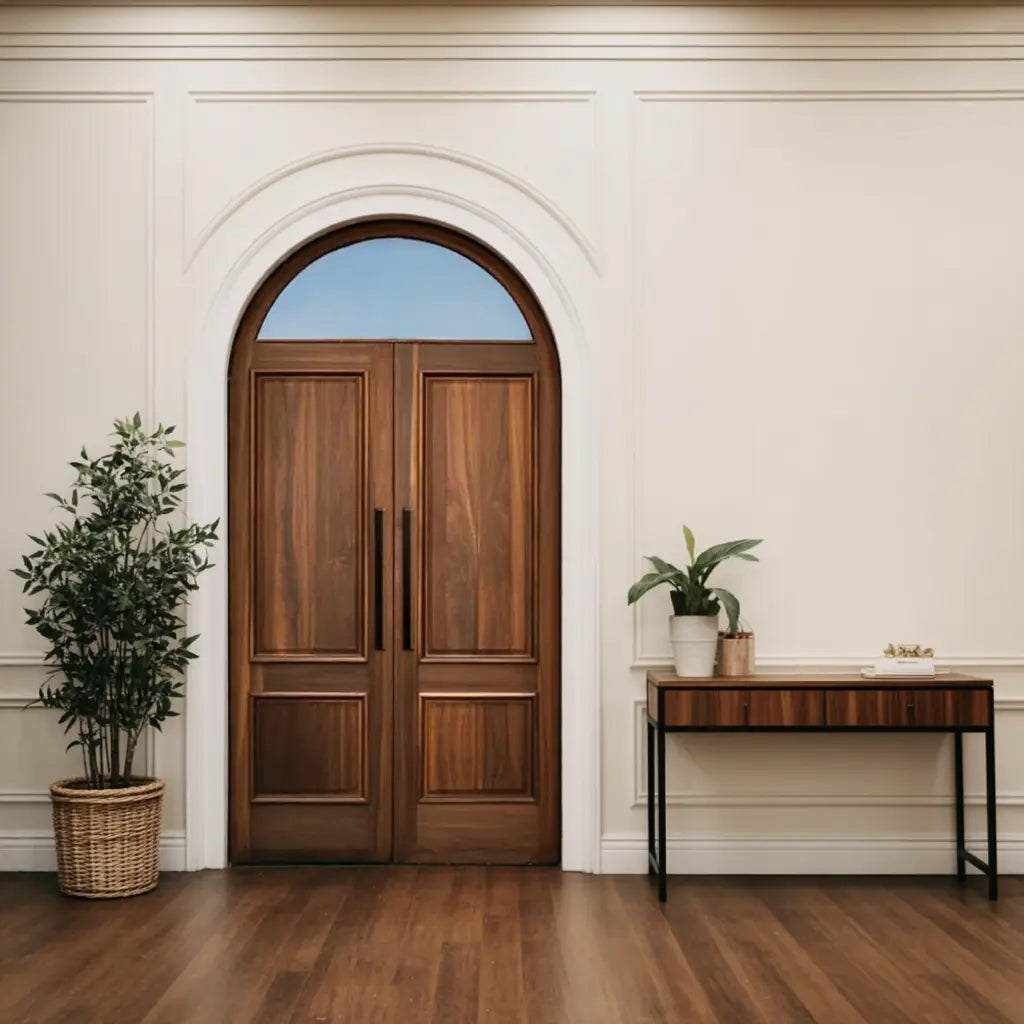 Modern Arched Entry Door For Minimalist Contemporary Home Kitchnce