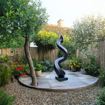 Mid Century Abstract Sculpture For Garden Wall Feature Kitchnce