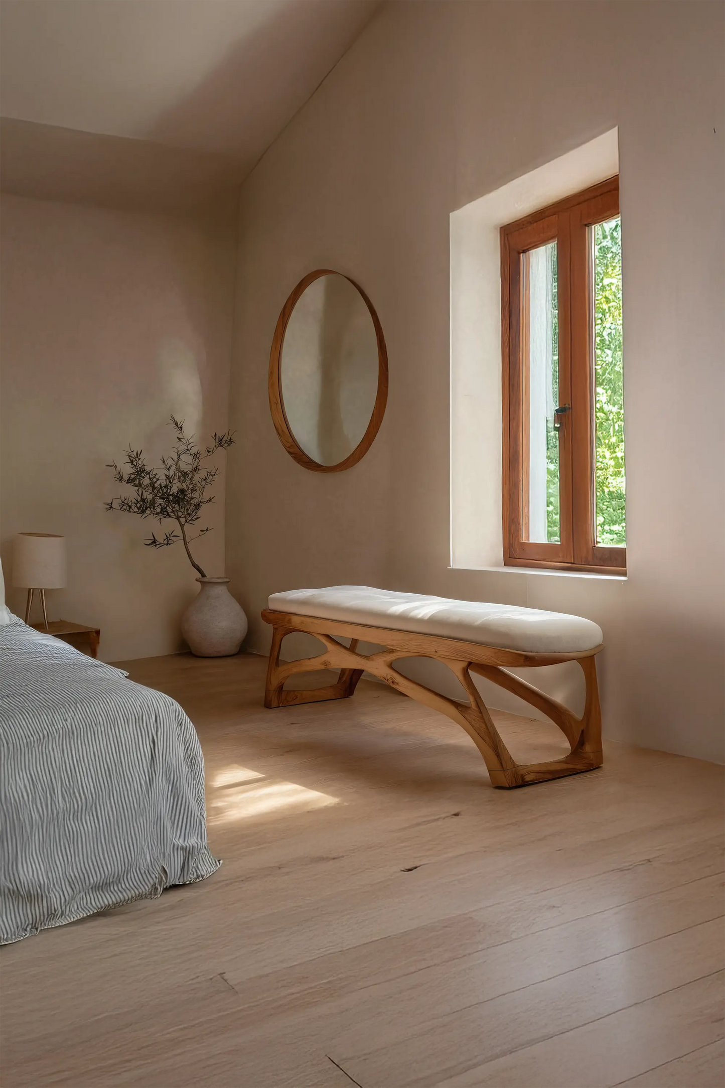 Minimalist Wooden Bench For Bedroom Interior Accent Kitchnce