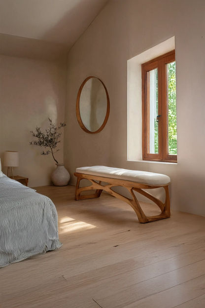 Minimalist Wooden Bench For Bedroom Interior Accent Kitchnce