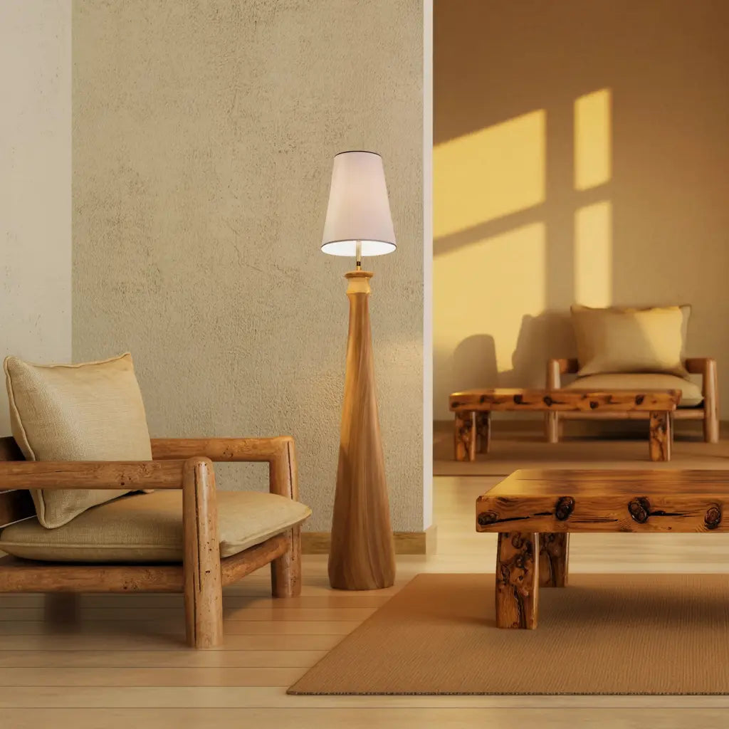 Modern Wood Table Lamps For Bedroom And Living Room Kitchnce