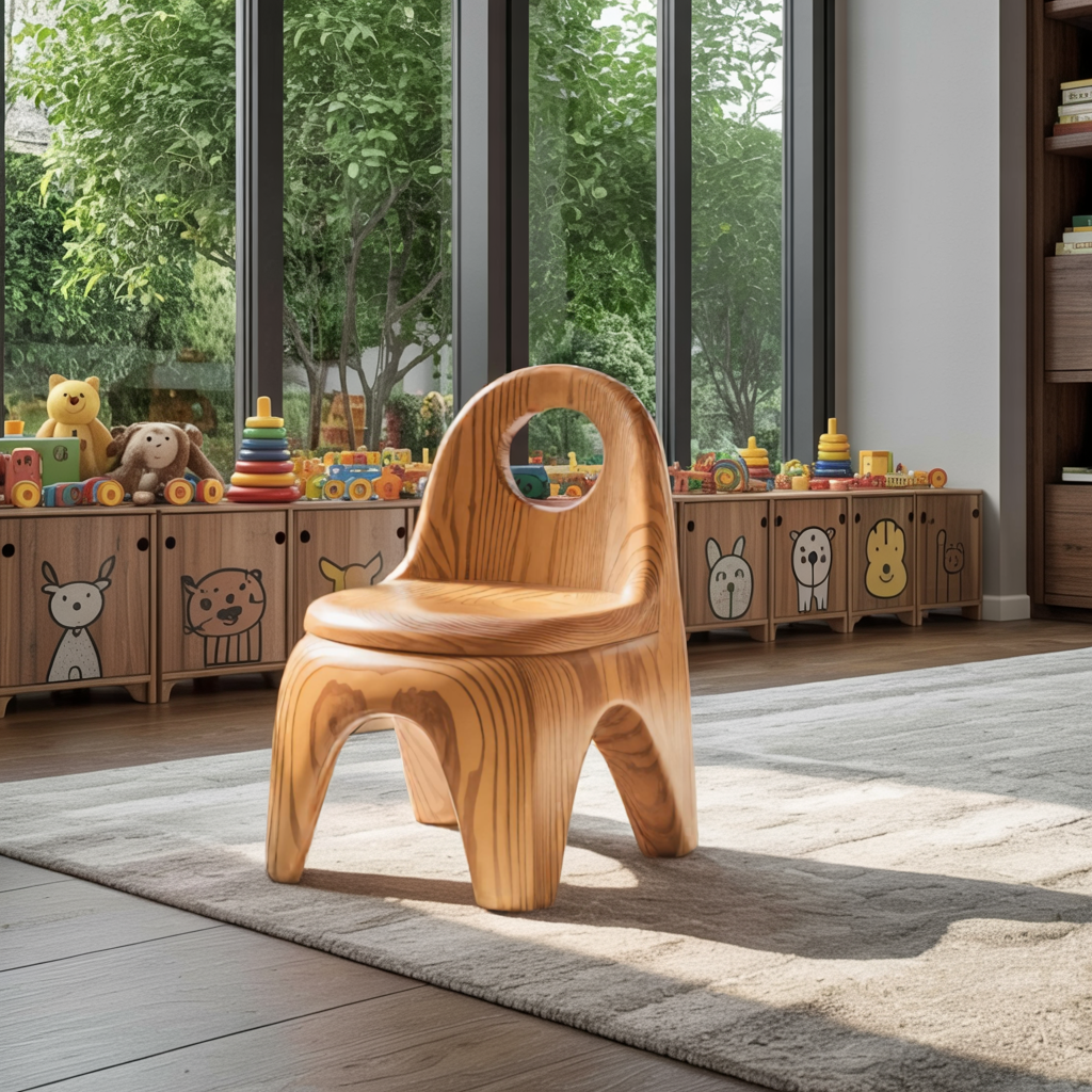Montessori Toddler Chair Ergonomic Seat Playroom Or Preschool Kitchnce