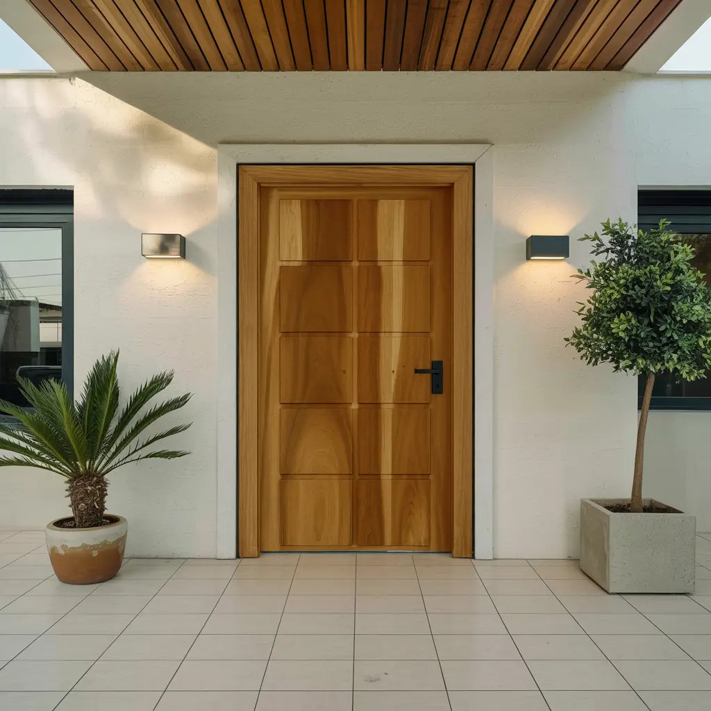 Modern Panel Door Design For Living Room And Hallway Kitchnce