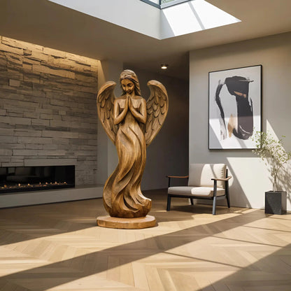 Rustic Abstract Sculpture For Furniture Wall Centerpiece Kitchnce