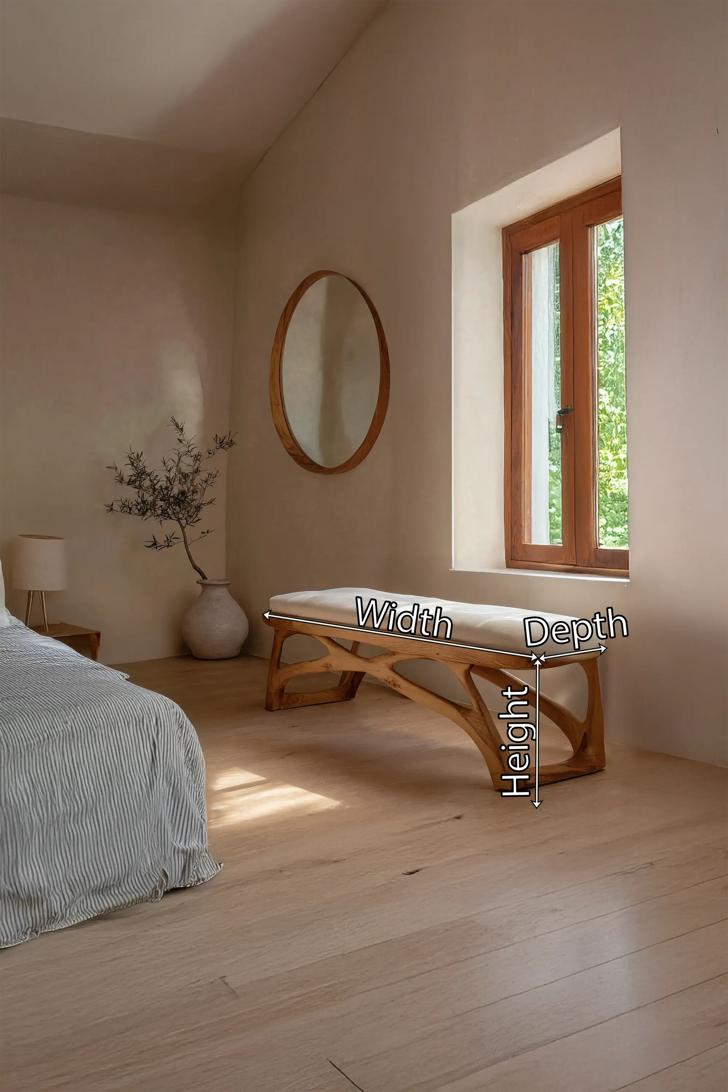 Minimalist Wooden Bench For Bedroom Interior Accent Kitchnce