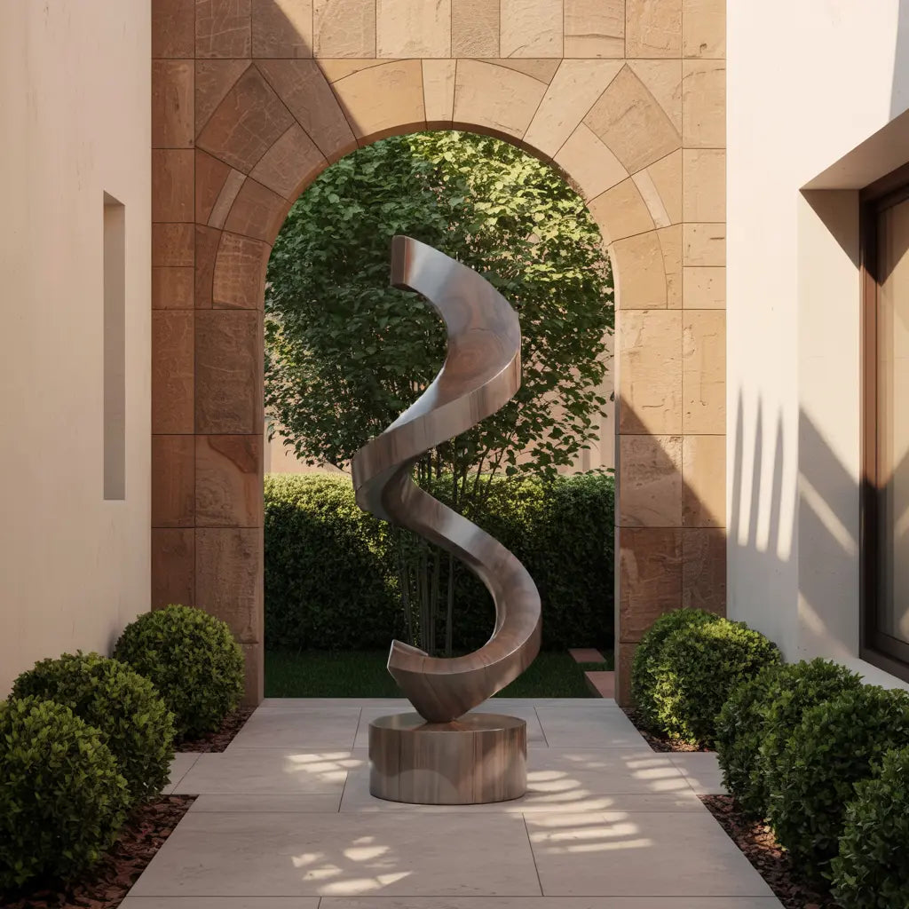 Handcrafted Wooden Sculpture For Garden Art Decor Kitchnce