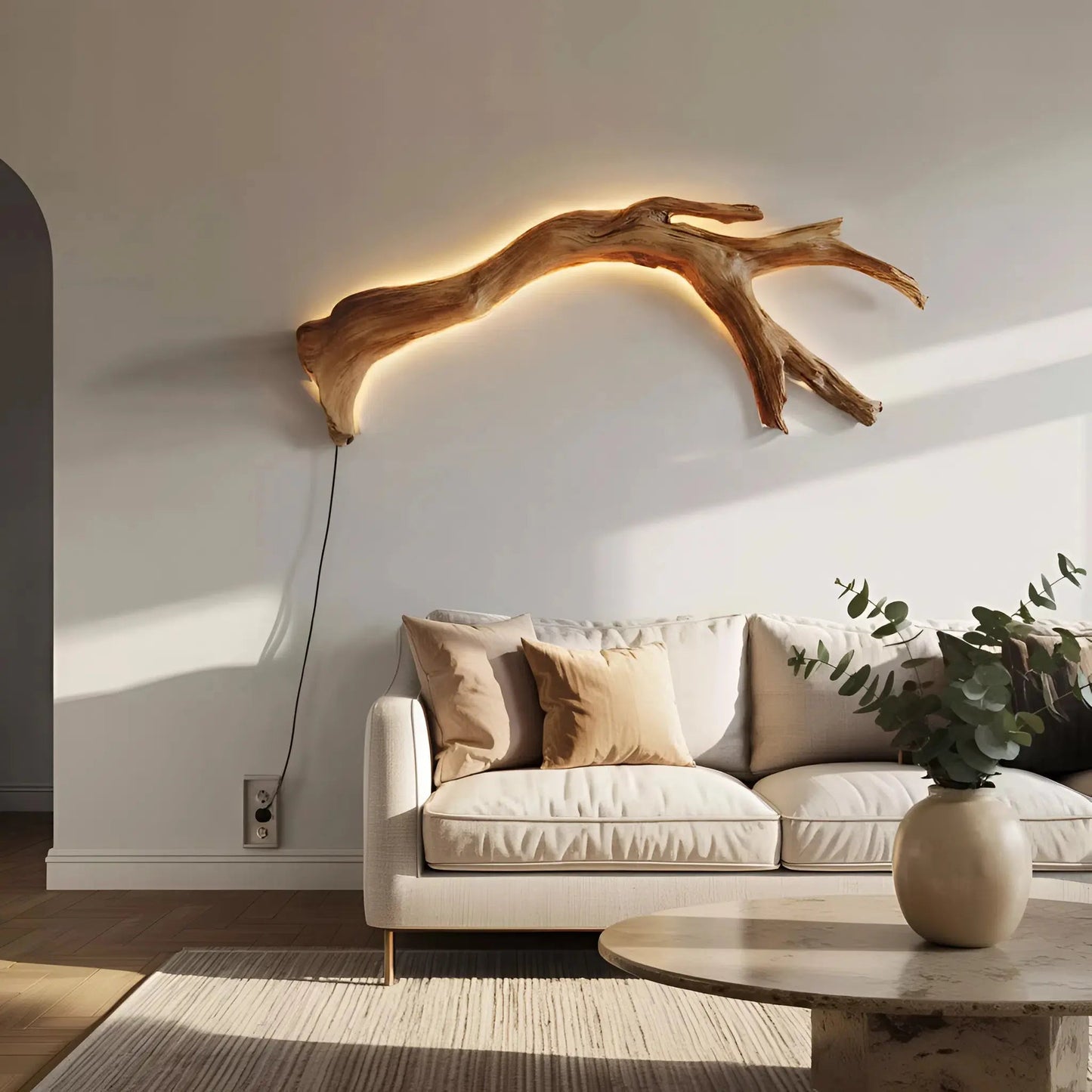 Modern Organic Branch LED Wall Lamp For Bedroom Kitchnce