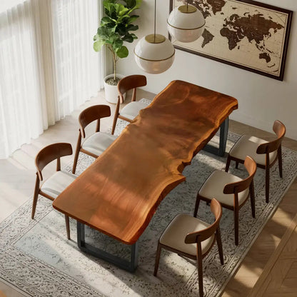 Rustic Live Edge Conference Table For Modern Office Kitchnce