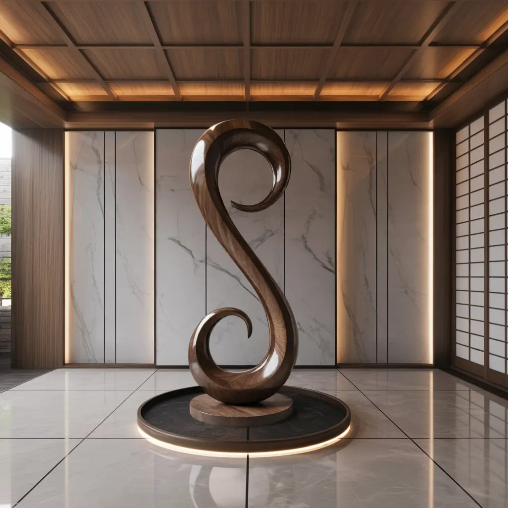 Handcrafted Organic Contemporary Landscape Sculpture For Home Decor Kitchnce