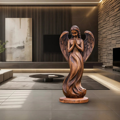 Rustic Abstract Sculpture For Furniture Wall Centerpiece Kitchnce