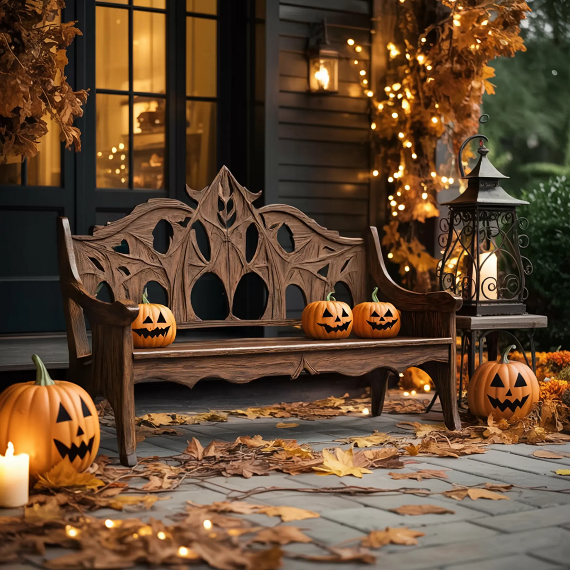 Mid Century Halloween Patio Chair For Spooky Outdoor Design Kitchnce