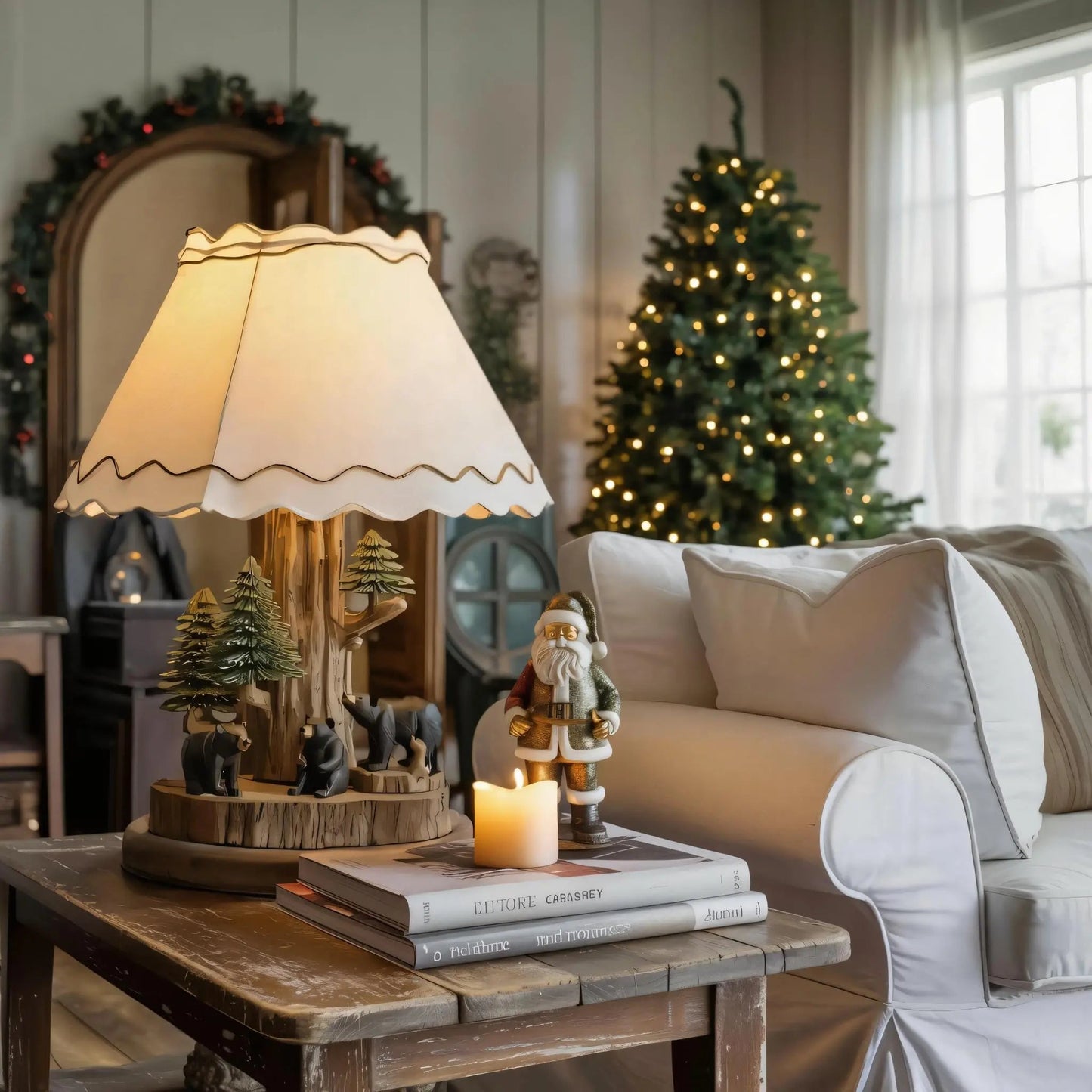Rustic Bear Table Lamp For Cozy Winter Decor Kitchnce