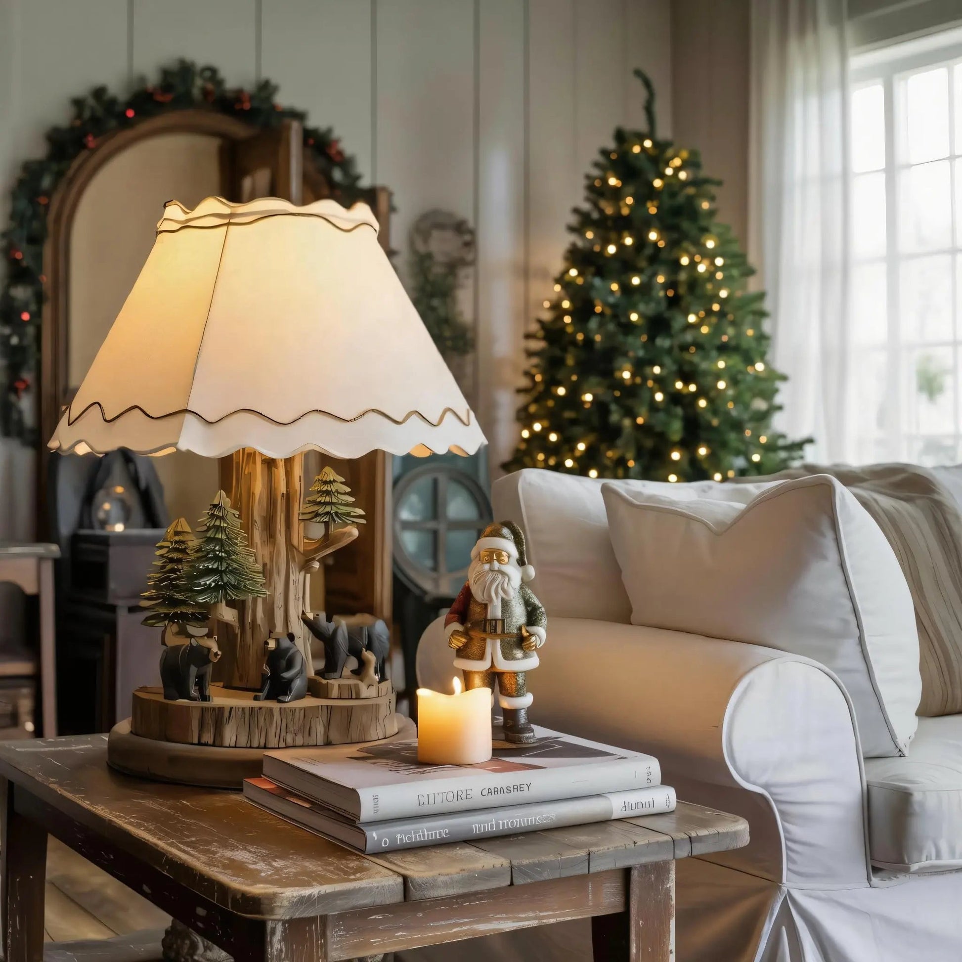 Rustic Bear Table Lamp For Cozy Winter Decor Kitchnce