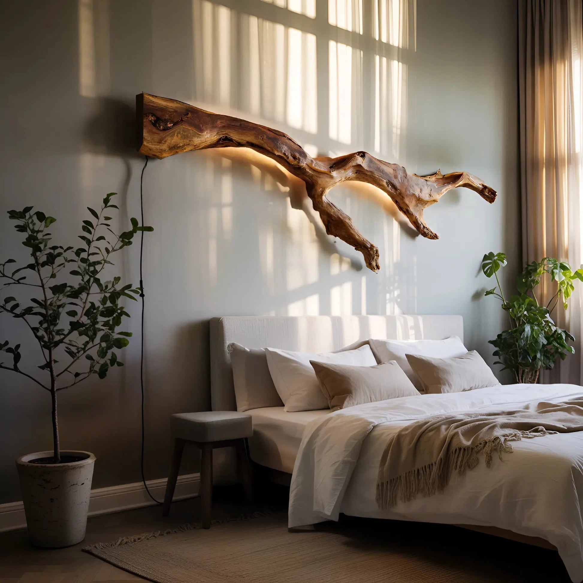 Modern Organic Wall Light Branch For Bedroom Kitchnce