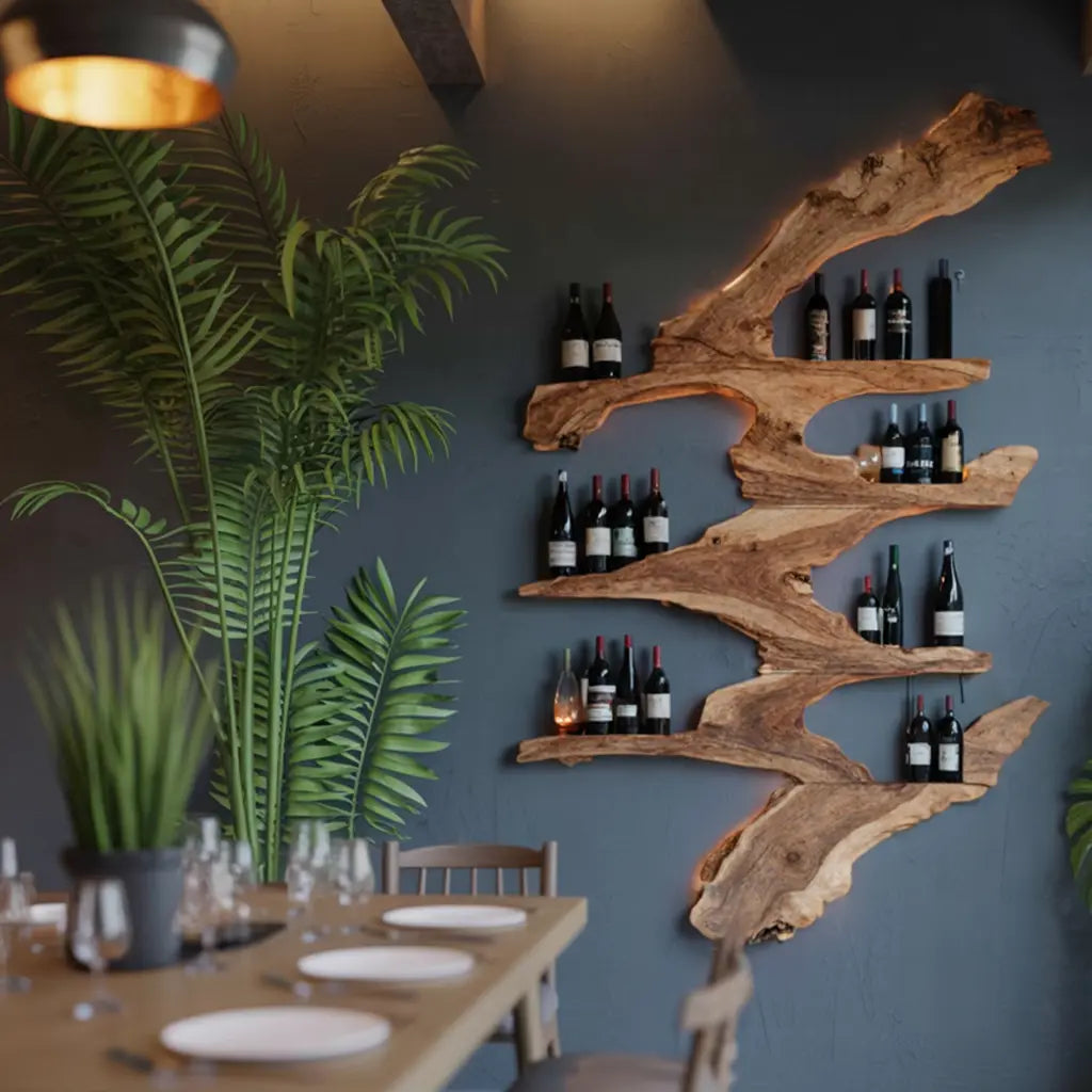Handcrafted Wine Stand For Kitchen Wine Bottle Rack Kitchnce