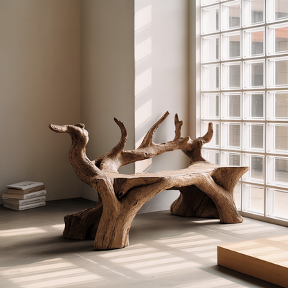 Handcrafted Wooden Bench For Custom Made Living Room Furniture Kitchnce