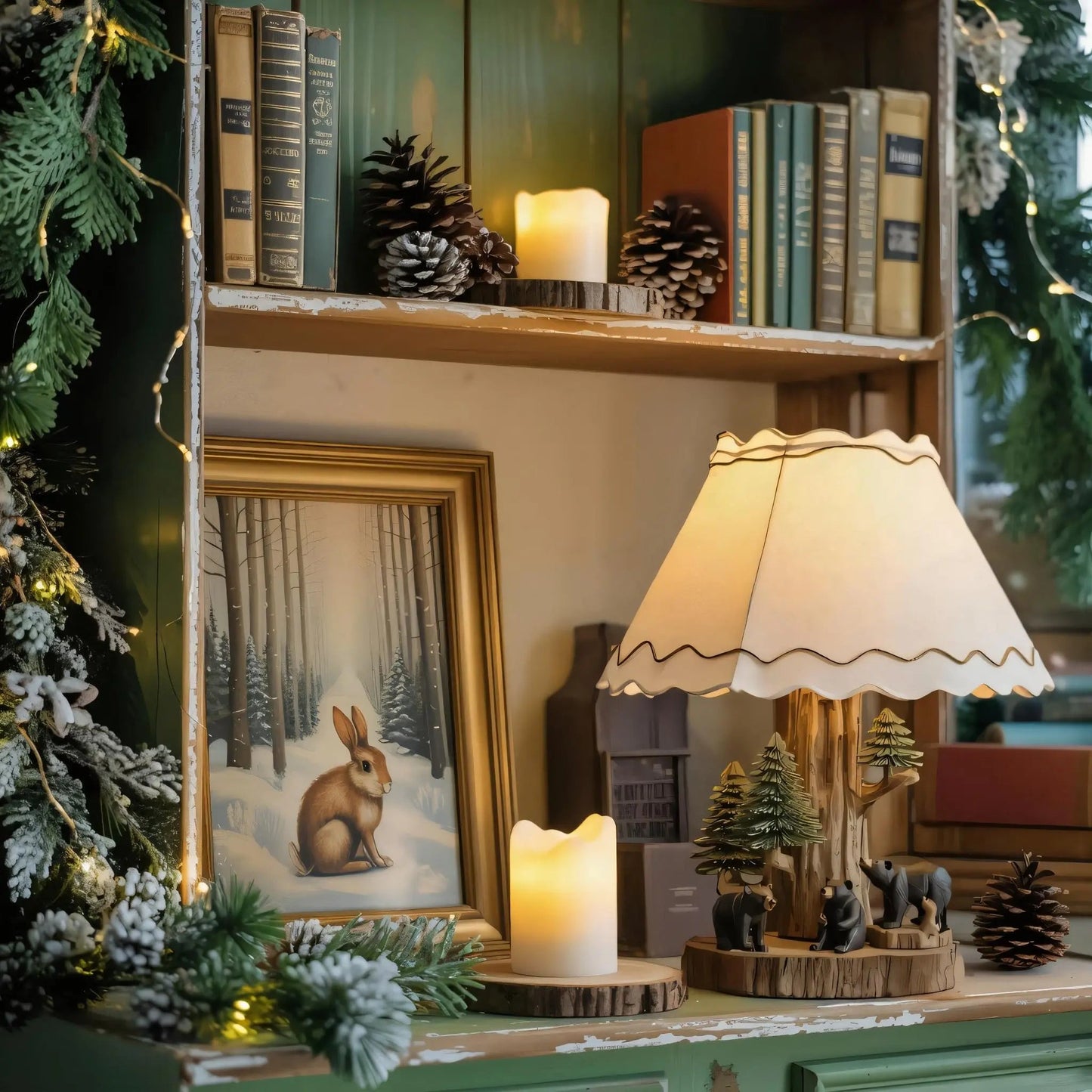 Rustic Bear Table Lamp For Cozy Winter Decor Kitchnce