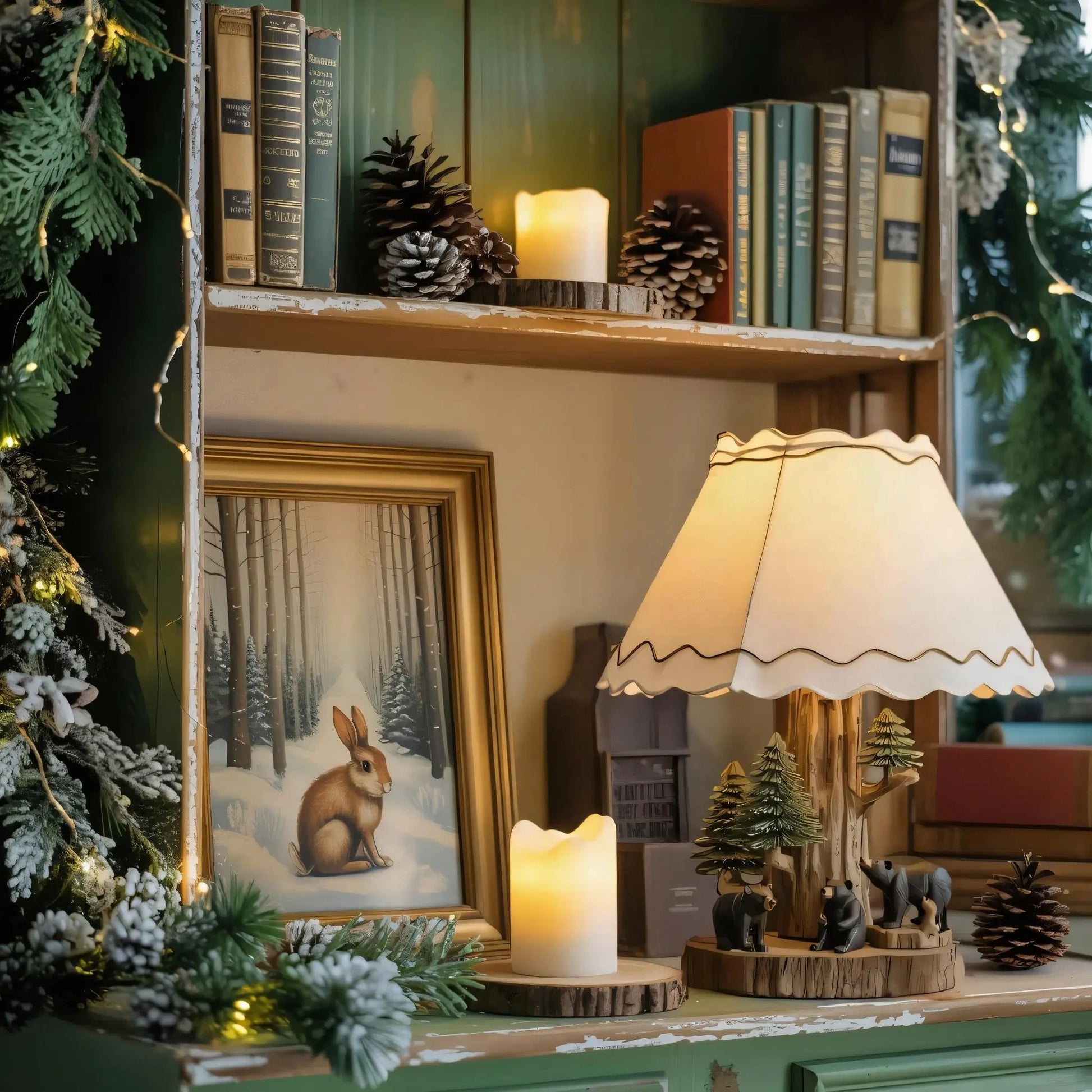 Rustic Bear Table Lamp For Cozy Winter Decor Kitchnce