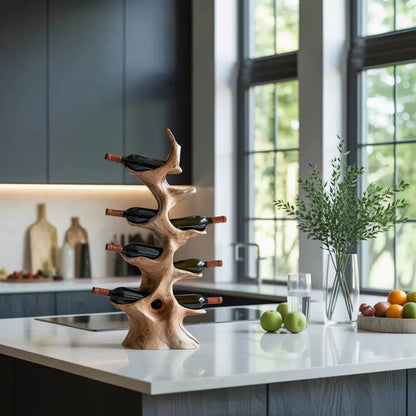 Handcrafted Wine Rack For Furniture Wine Display Unit Kitchnce