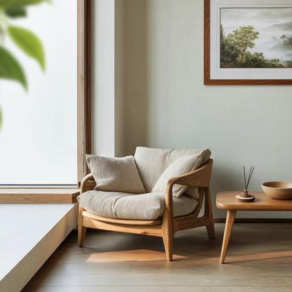 Modern Handcrafted Armchair For Living Room Or Reading Corner Kitchnce