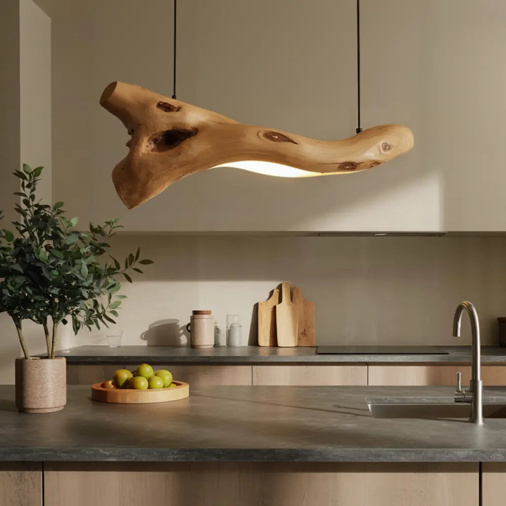 Modern Rustic Pendant Light With Tree Branch Design For Living Room Or Dining Kitchnce
