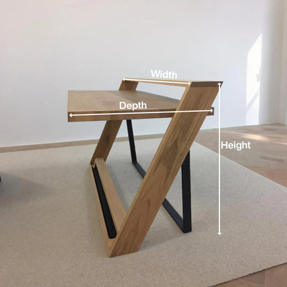 Unique Angular Desk With Z Frame For Home Or Office Kitchnce