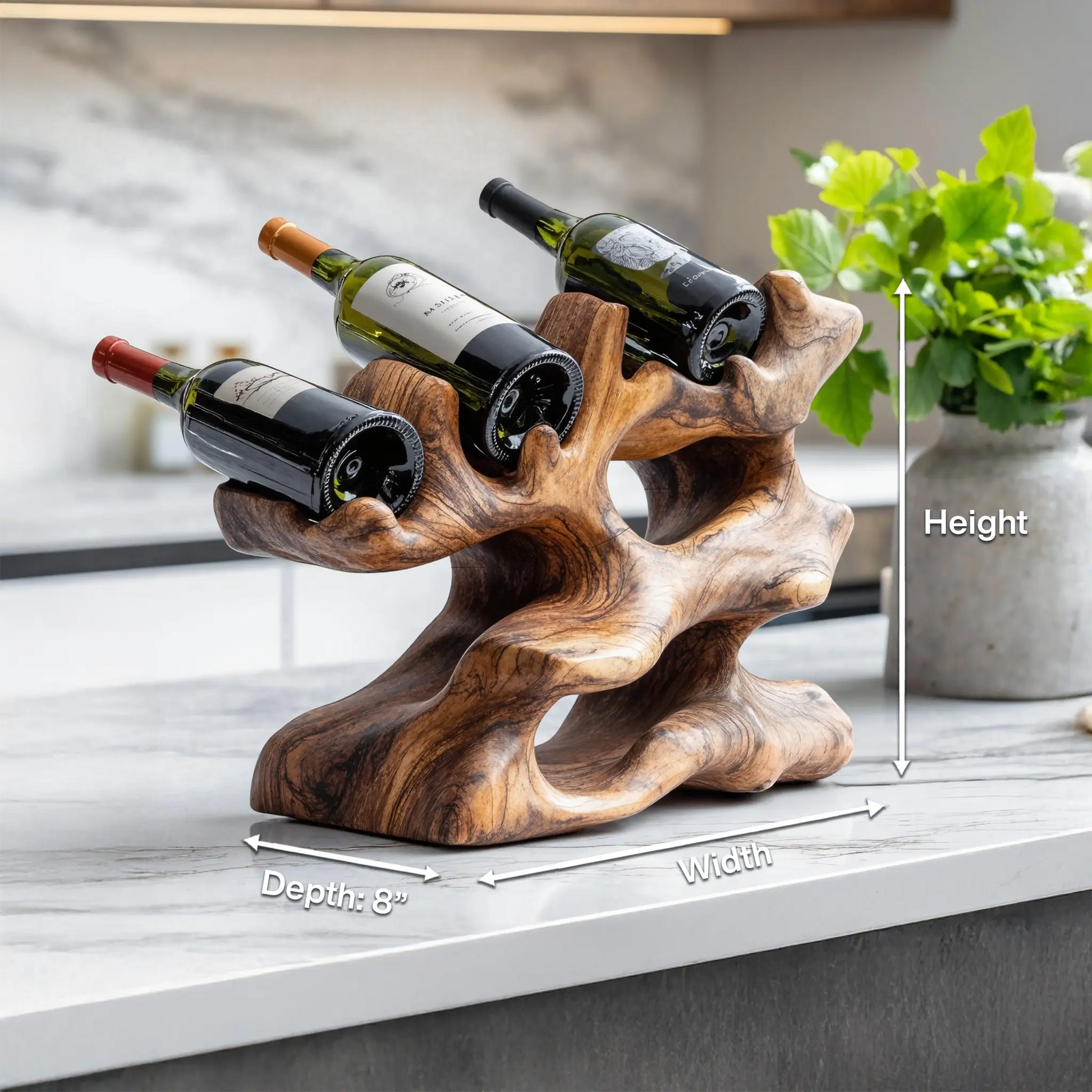 Rustic Wine Rack For Kitchen Island Rustic Feature Kitchnce