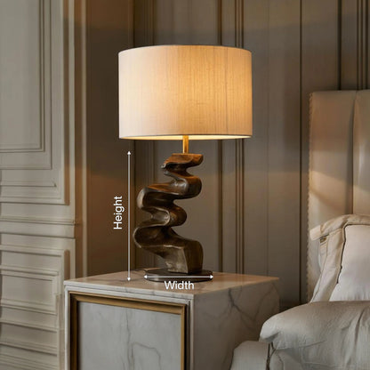 Modern Sculptural Table Lamp For Living Room And Bedroom Kitchnce