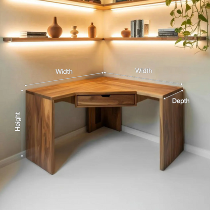 Modern Minimalist Corner Desk For Home Office Setup Kitchnce