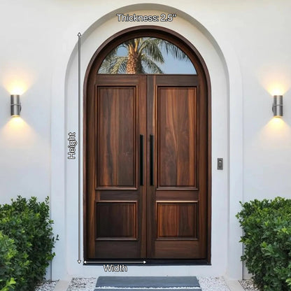 Modern Arched Entry Door For Minimalist Contemporary Home Kitchnce