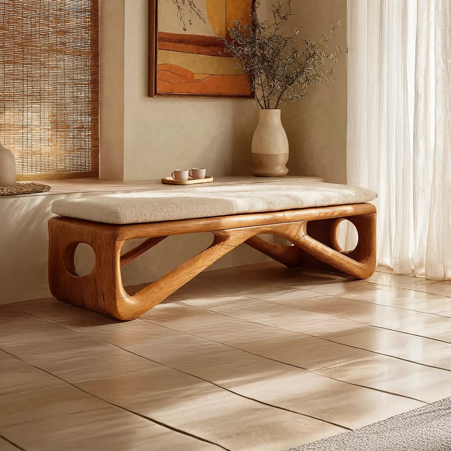 Farmhouse Wooden Bench For Cozy Bedroom Corners Kitchnce