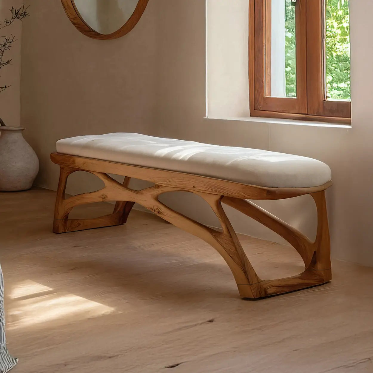 Minimalist Wooden Bench For Bedroom Interior Accent Kitchnce