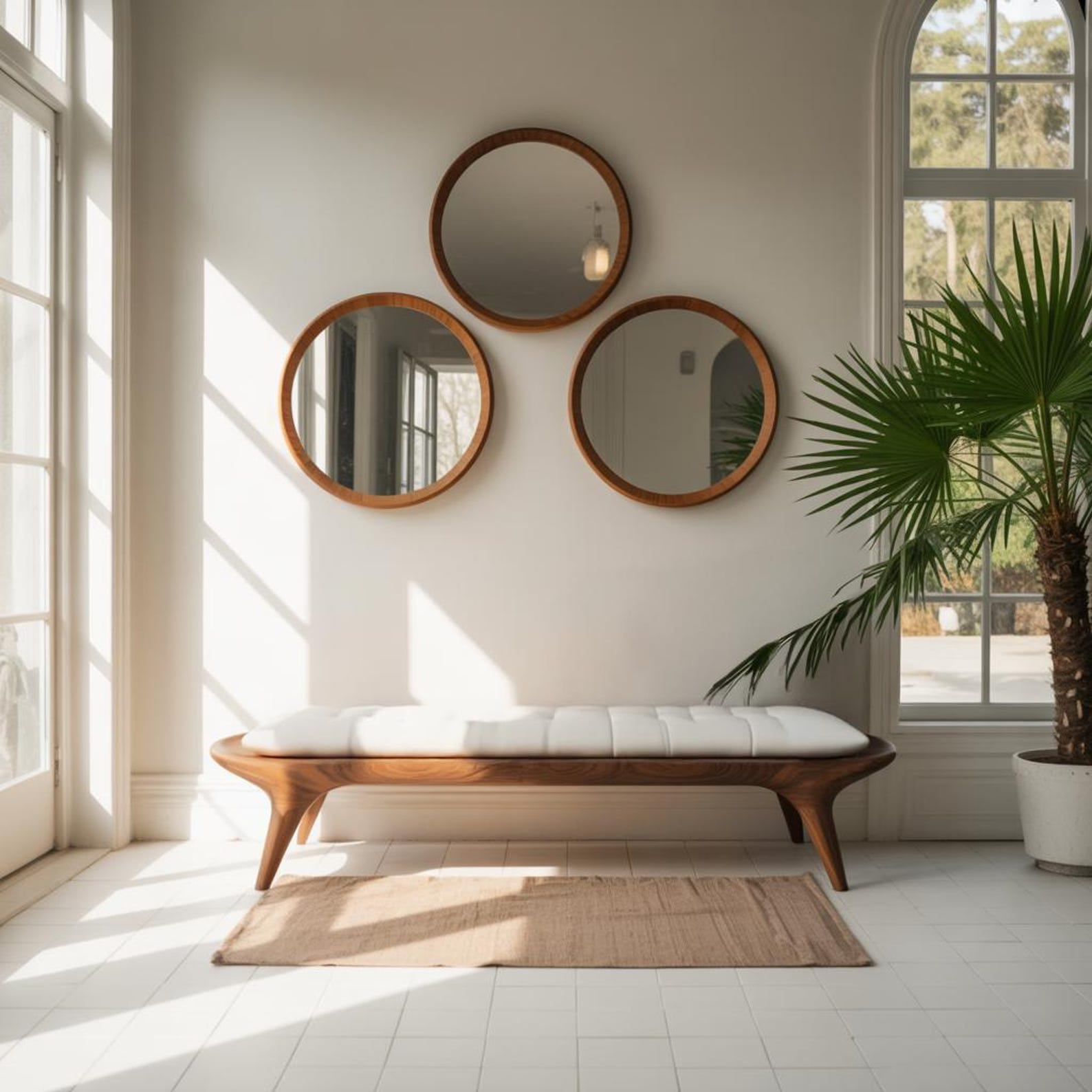Modern Minimalist Bench For Hallway And Entryway Seating Kitchnce