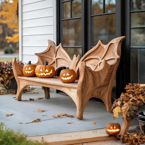 Mid Century Live Edge Outdoor Bench For Patio And Garden Design Kitchnce