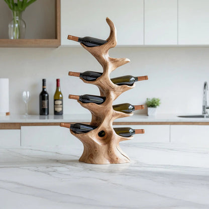 Handcrafted Wine Rack For Furniture Wine Display Unit Kitchnce