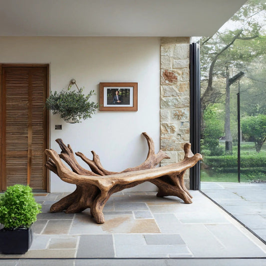 Handcrafted Live Edge Bench For Entryway Design Kitchnce
